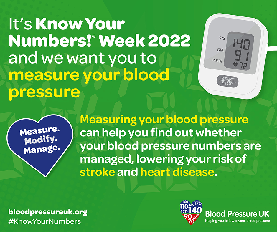 A home BP machine with a reminder to check your blood pressure
