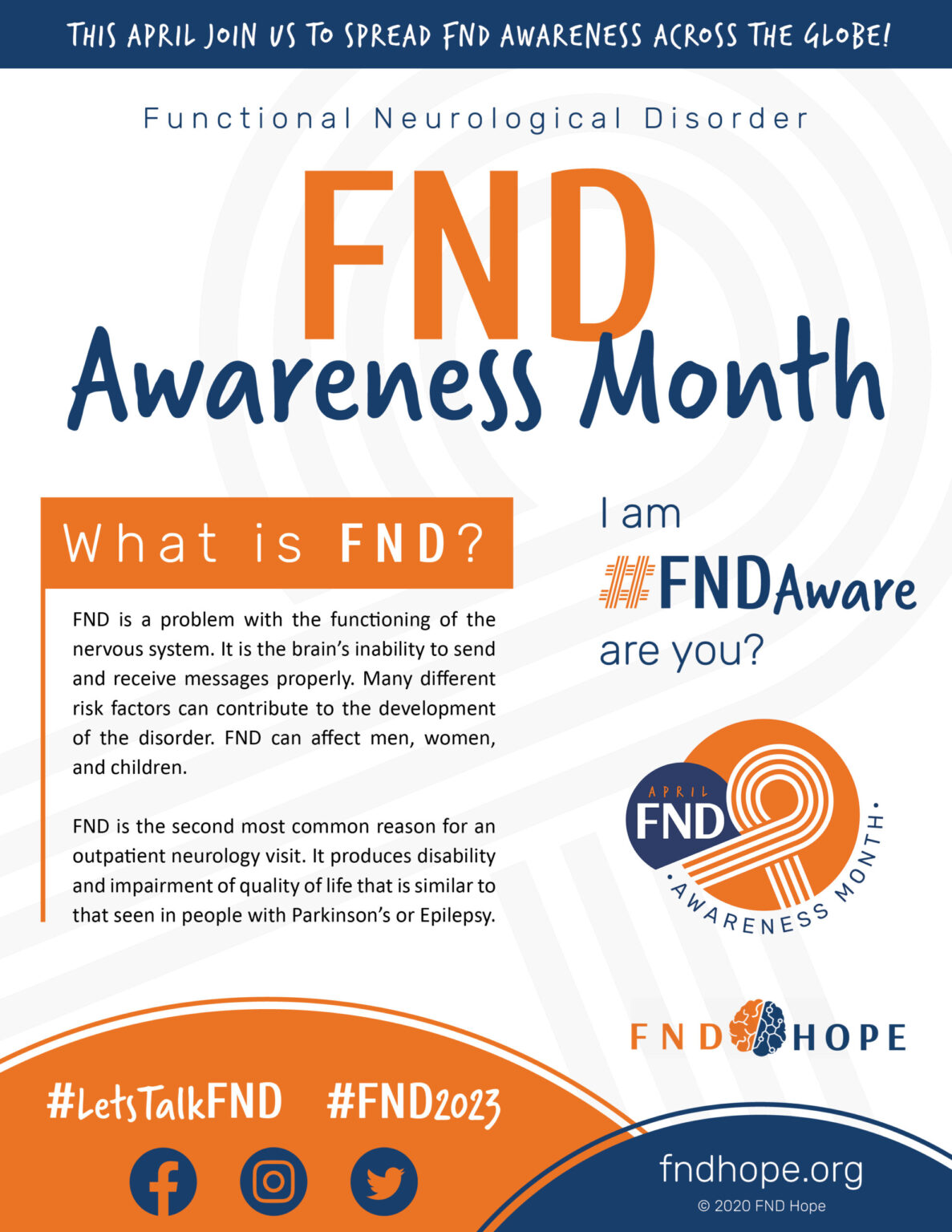 April is FND Awareness Month Consett Medical Centre